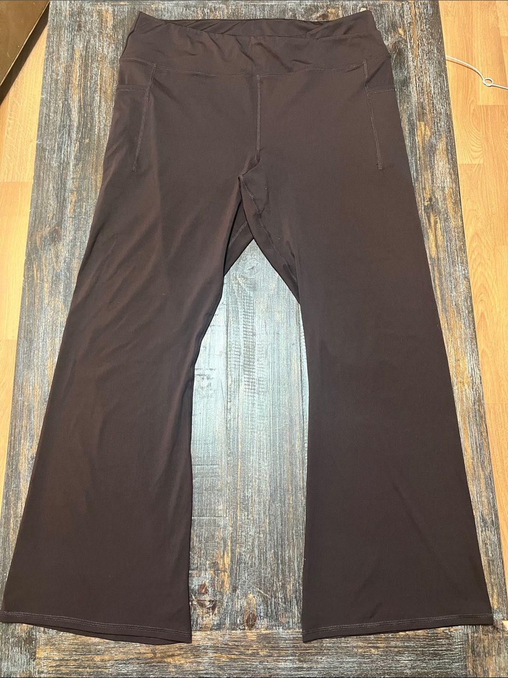Maurices Dark Brown Wide Leg Leggings
